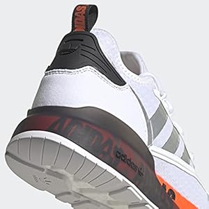 ☆S☆ adidas Originals Men S ZX 2K Boost Shoes, Cloud White/Silver